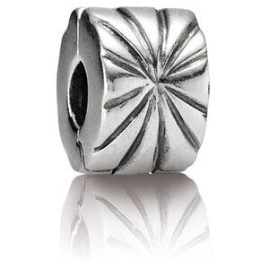 PANDORA Sunburst Clip Authentic Sterling Silver